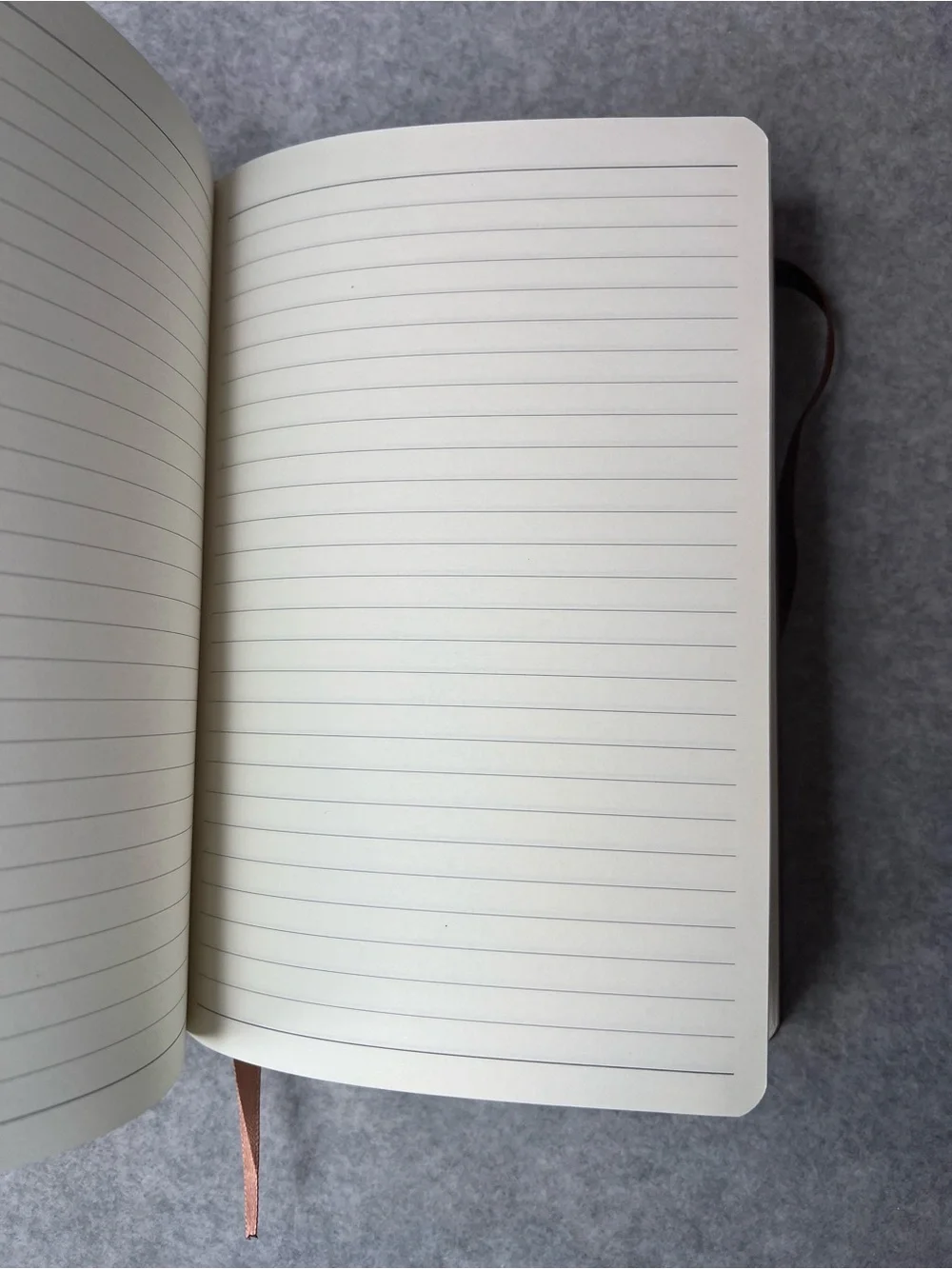 Vegan Leather Hardcover Cat 192 Page Lined Brown Journal